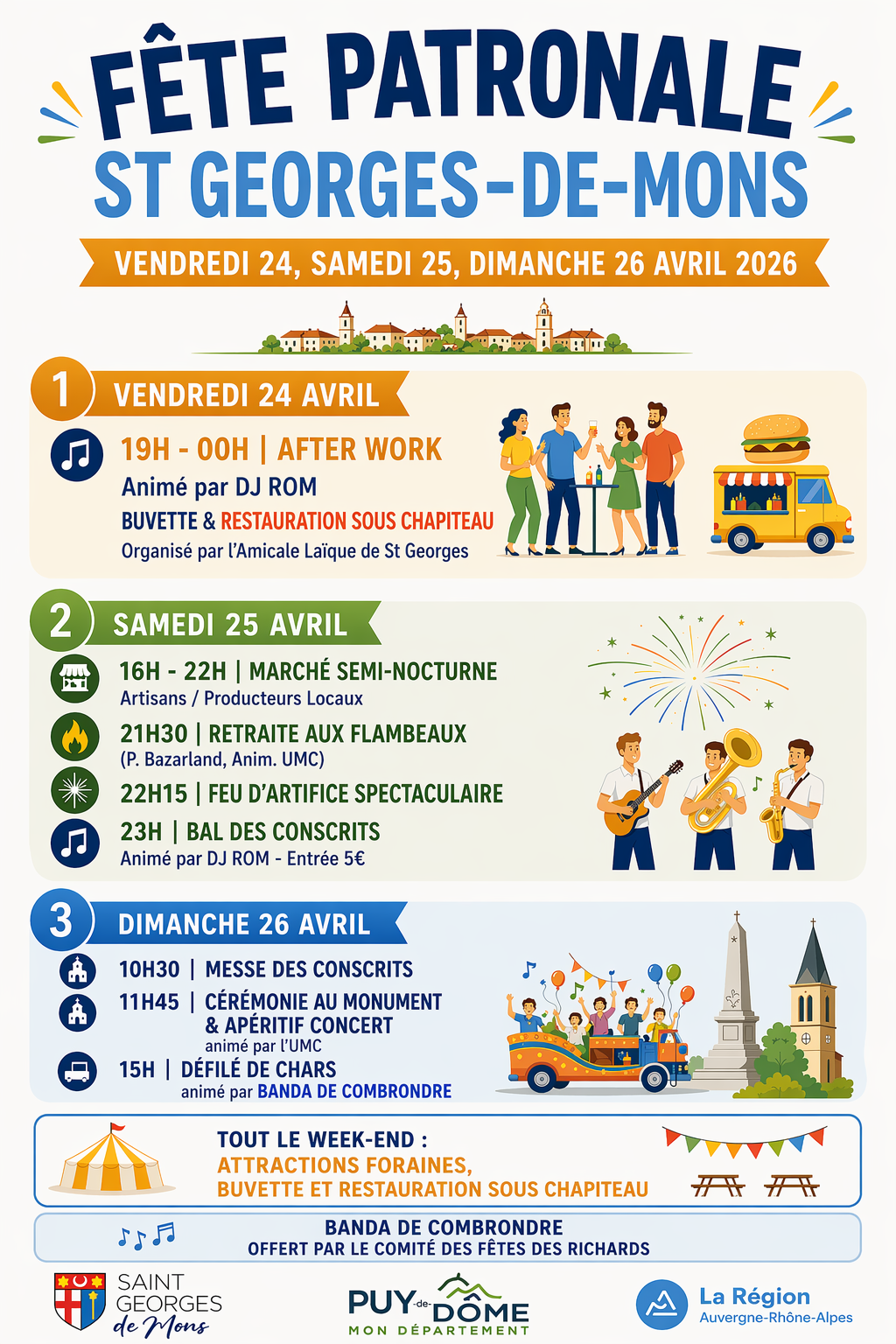 Marché semi-nocturne : 25 avril à St Georges